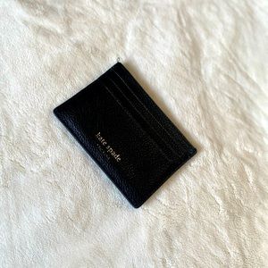 Black Kate Spade cardholder wallet